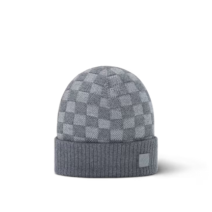 Louis Vuitton - Bonnet Néo Petit Damier Gris Clair
