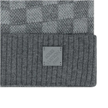 Louis Vuitton - Bonnet Néo Petit Damier Gris Clair