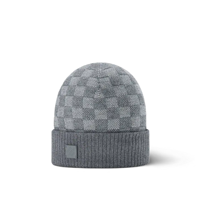 Louis Vuitton - Bonnet Néo Petit Damier Gris Clair