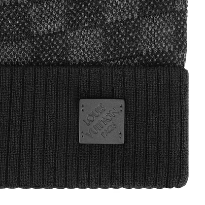 Louis Vuitton - Bonnet Néo Petit Damier Anthracite