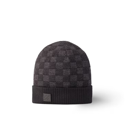 Louis Vuitton - Bonnet Néo Petit Damier Anthracite