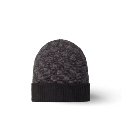 Louis Vuitton - Bonnet Néo Petit Damier Anthracite